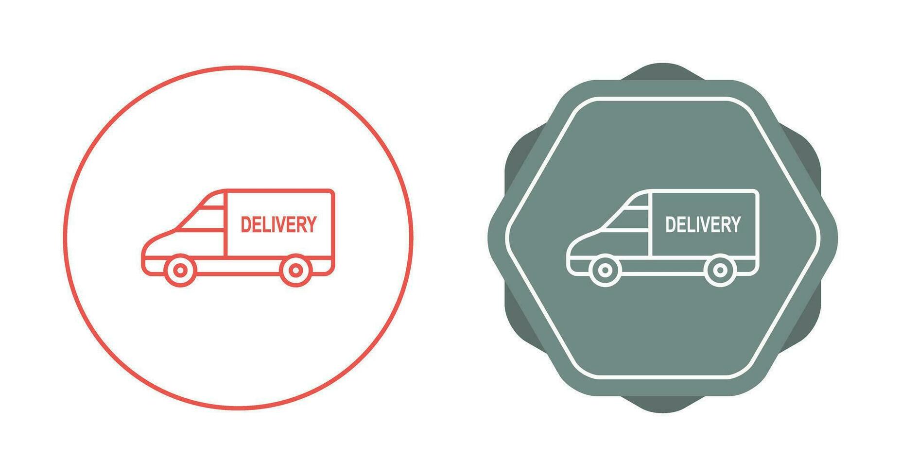 Delivery Car Vector Icon