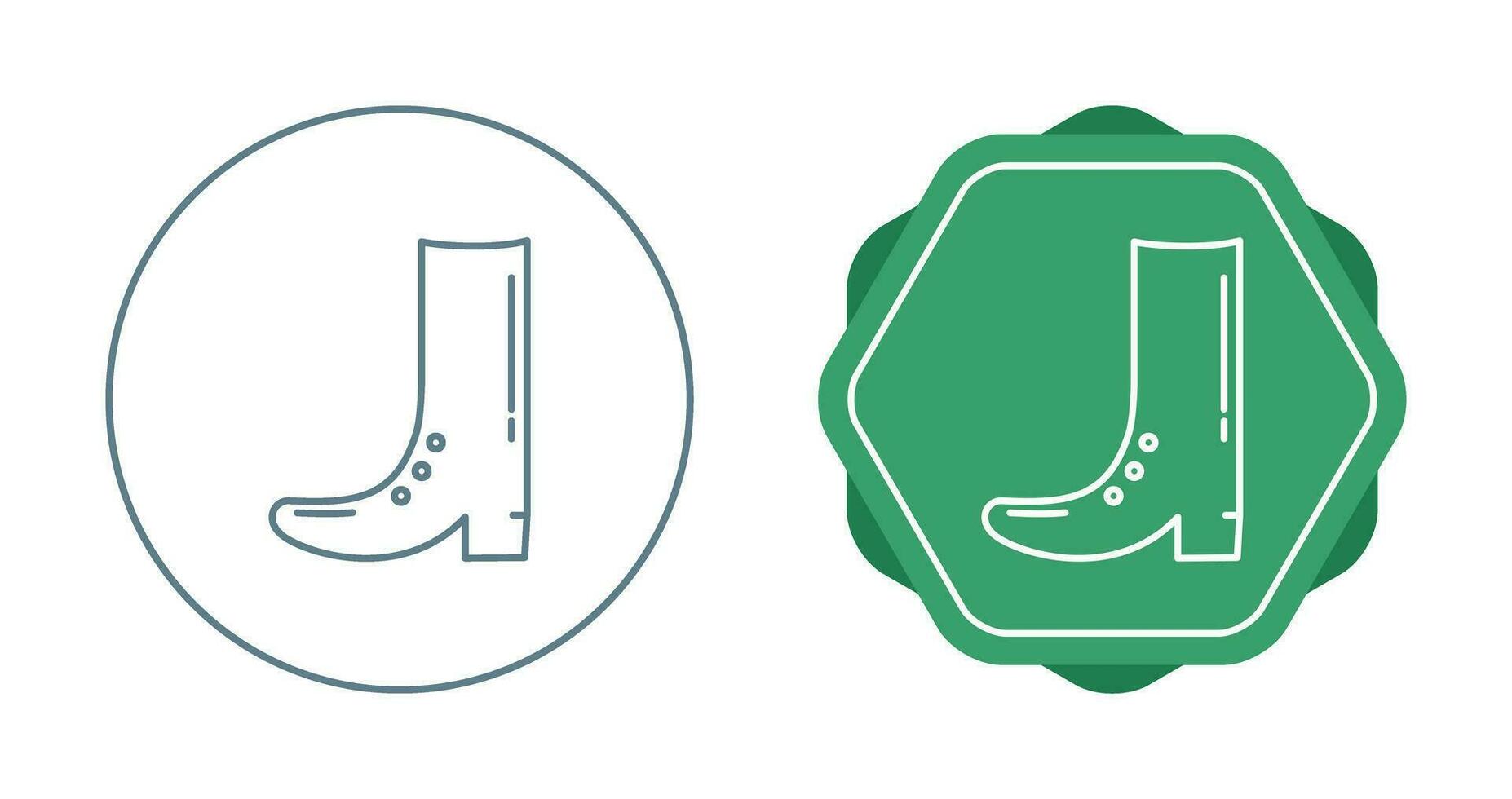 Cowboy Boot Vector Icon