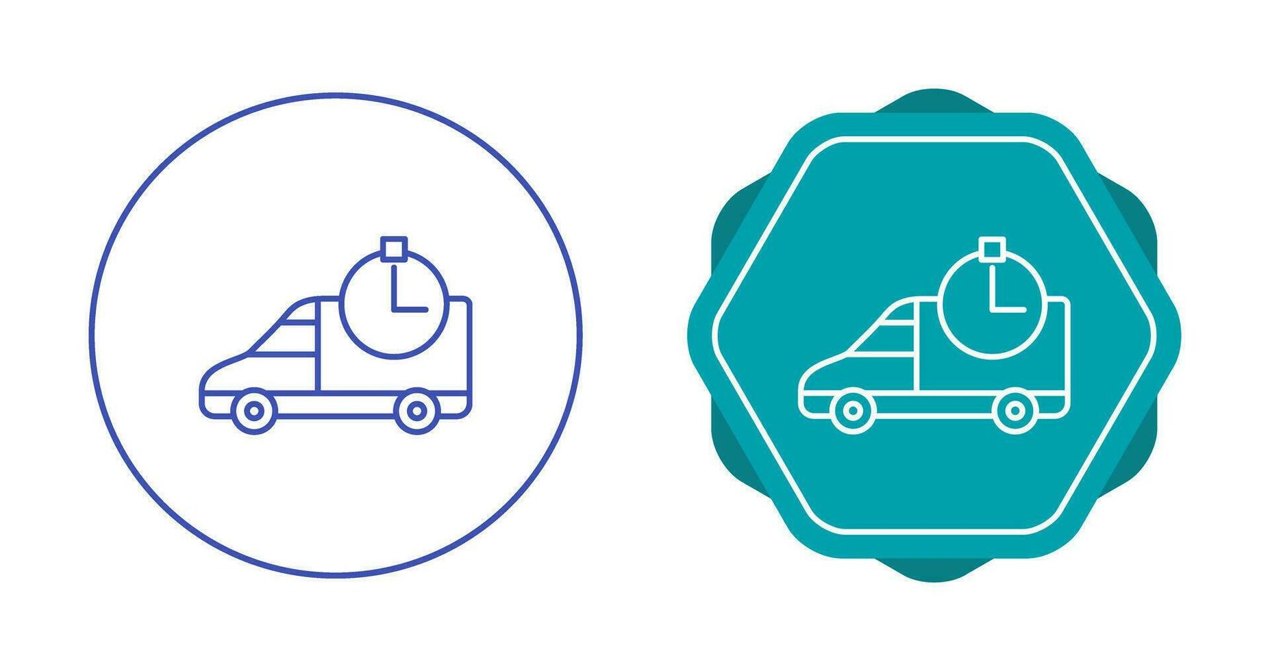 Time Based Delivery Vector Icon