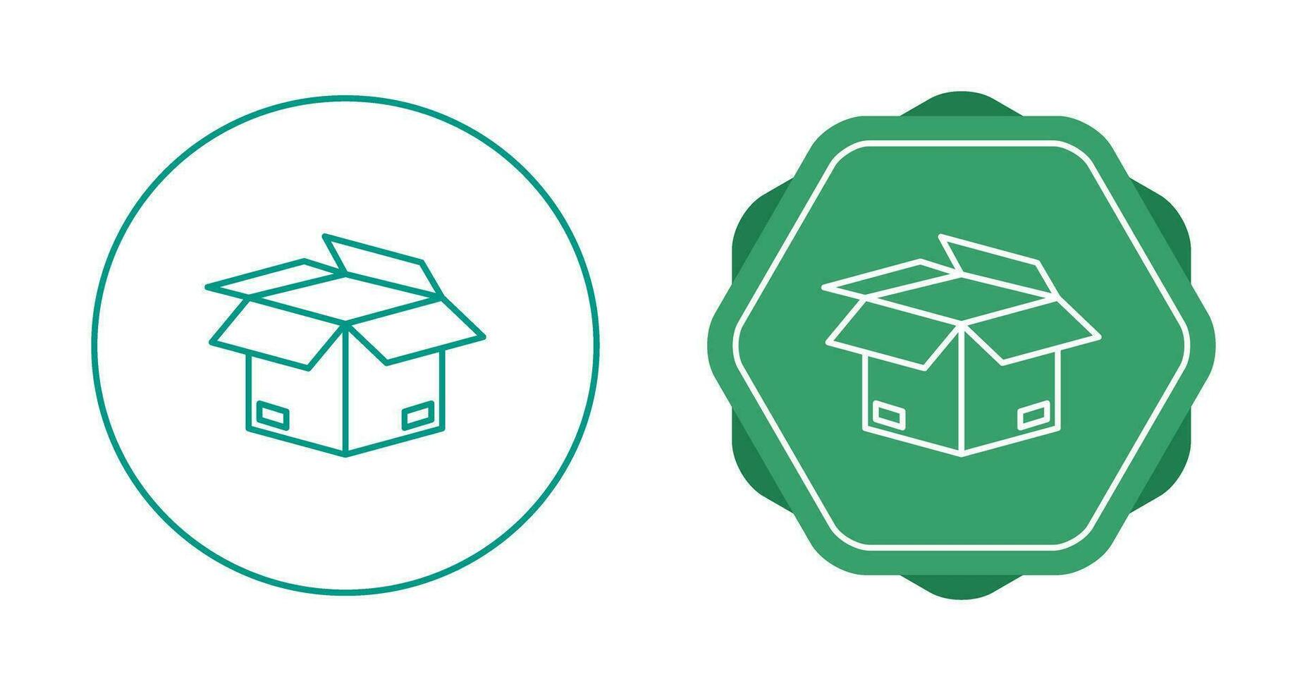 Open Box Vector Icon