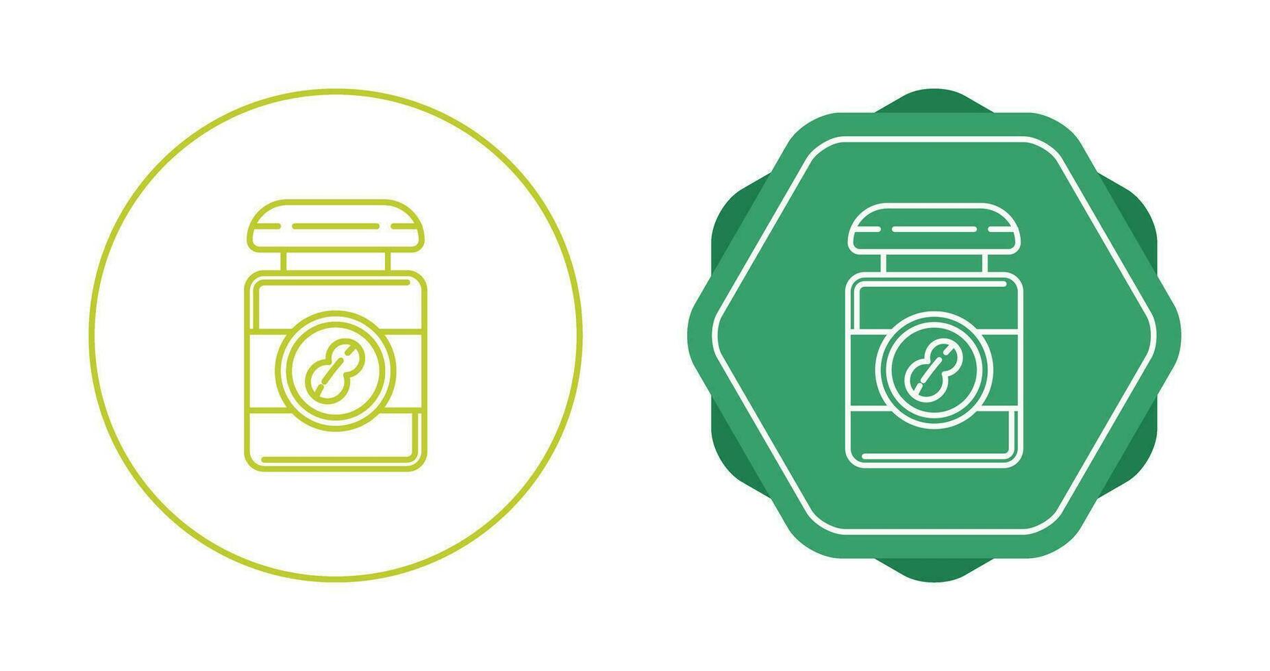 Peanut Butter Vector Icon