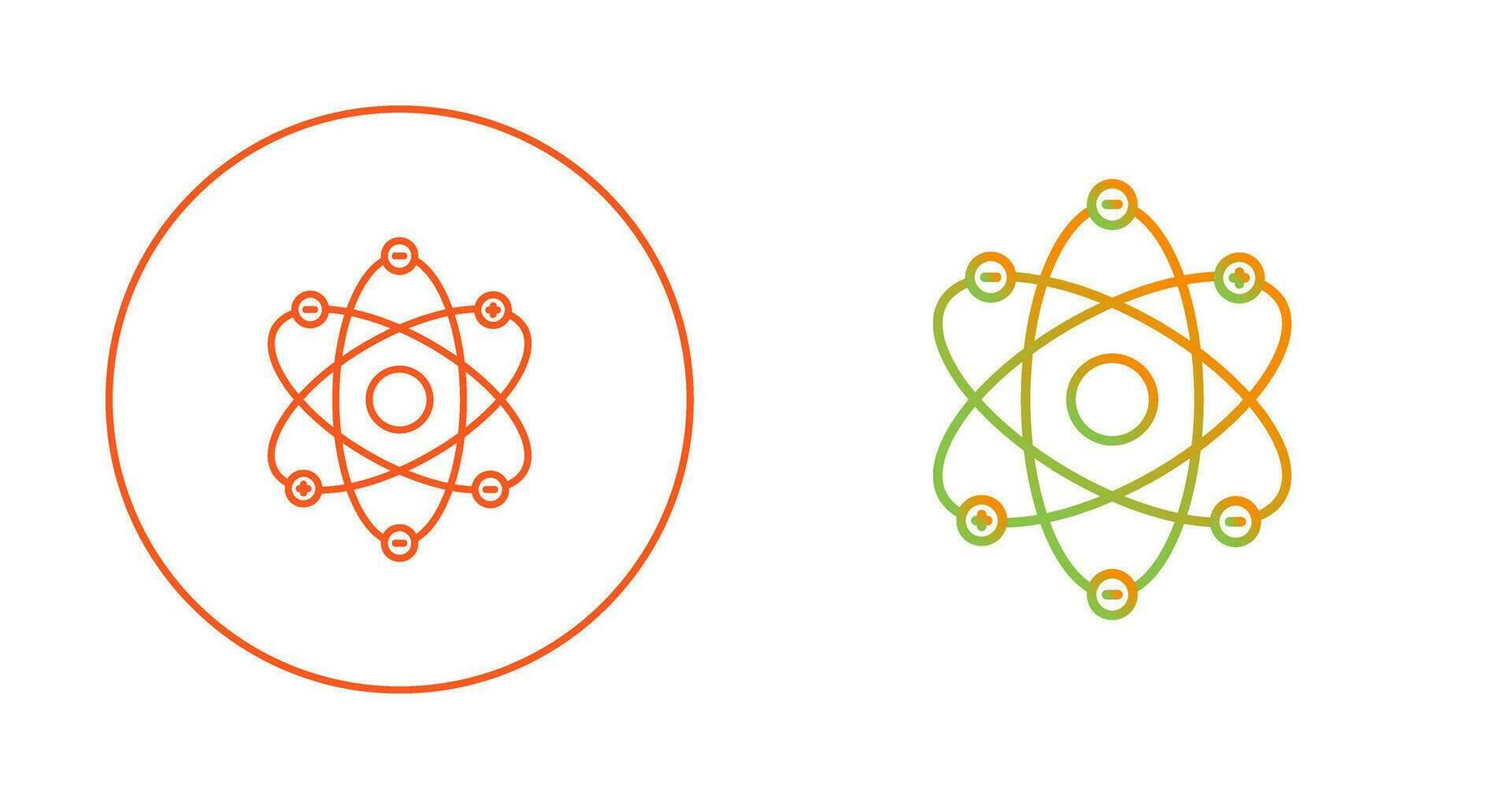 Atom Structure Vector Icon