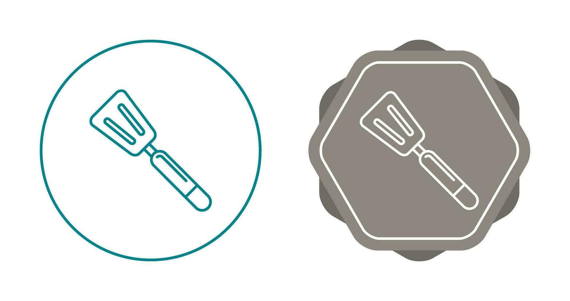 icono de vector de espátula