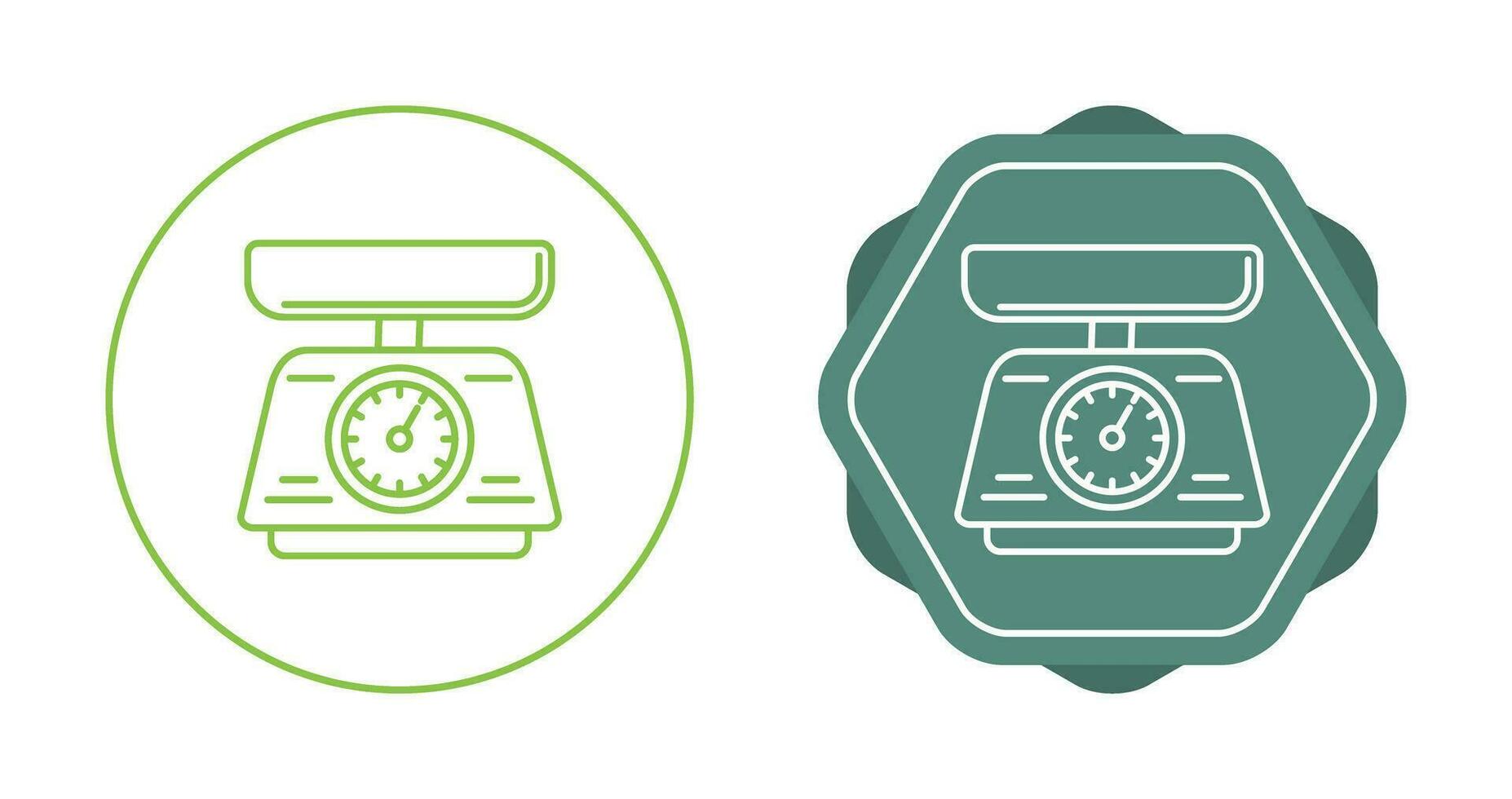 icono de vector de escala de peso