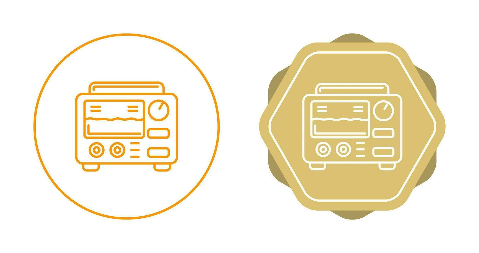 Oscilloscope Vector Icon