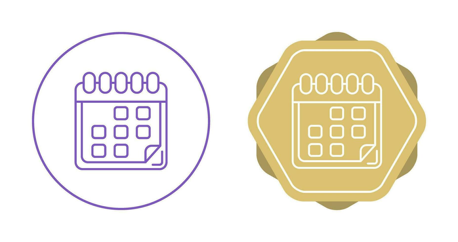 icono de vector de calendario