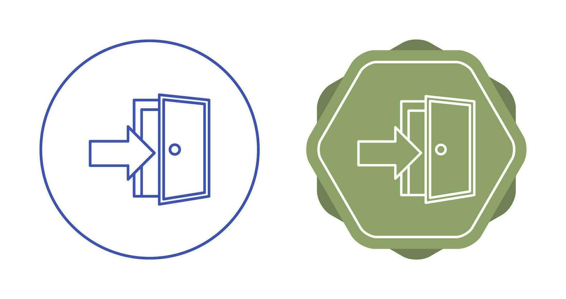 Exit Door Vector Icon