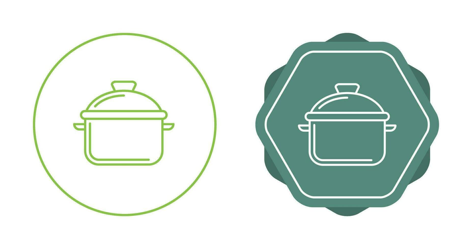 icono de vector de olla de cocina