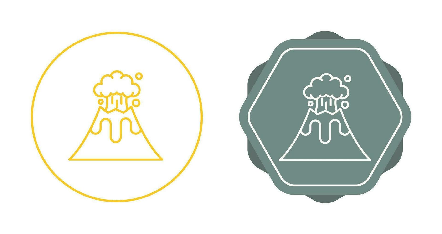 Volcano Vector Icon