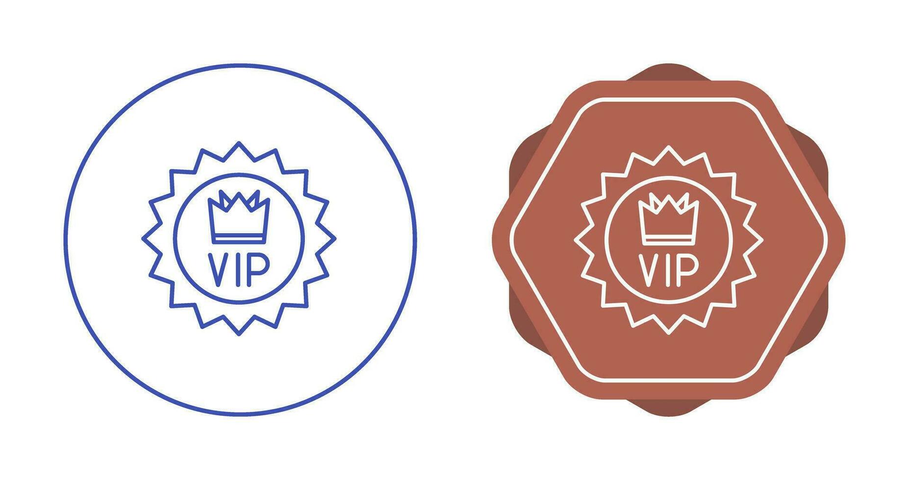 icono de vector vip