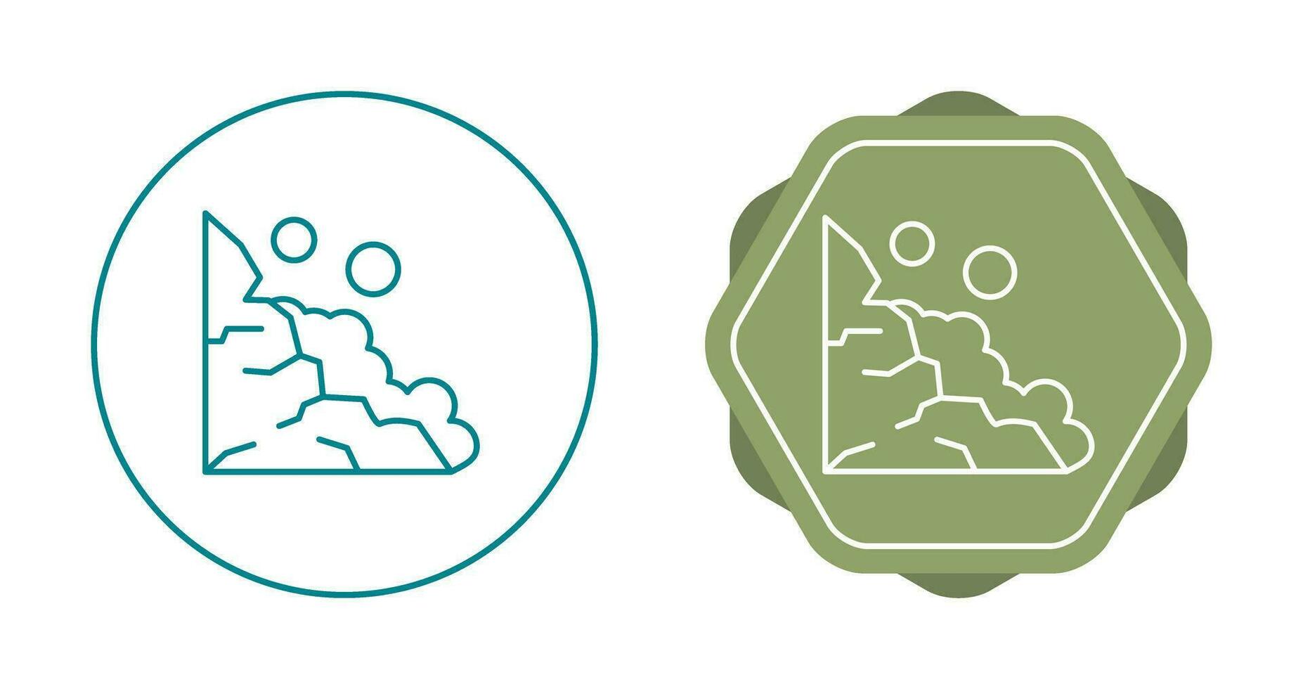 Landslide Vector Icon