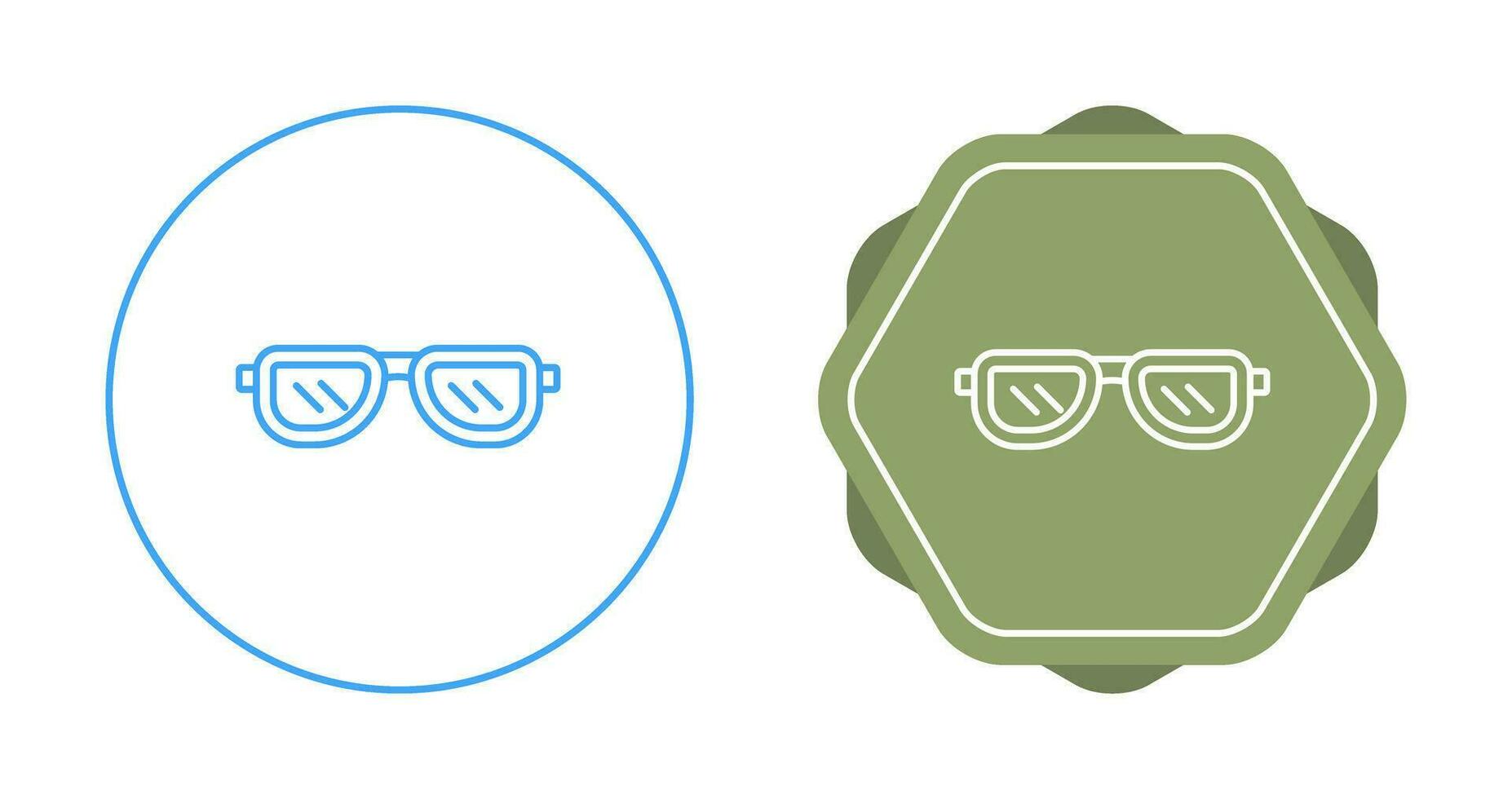 icono de vector de gafas