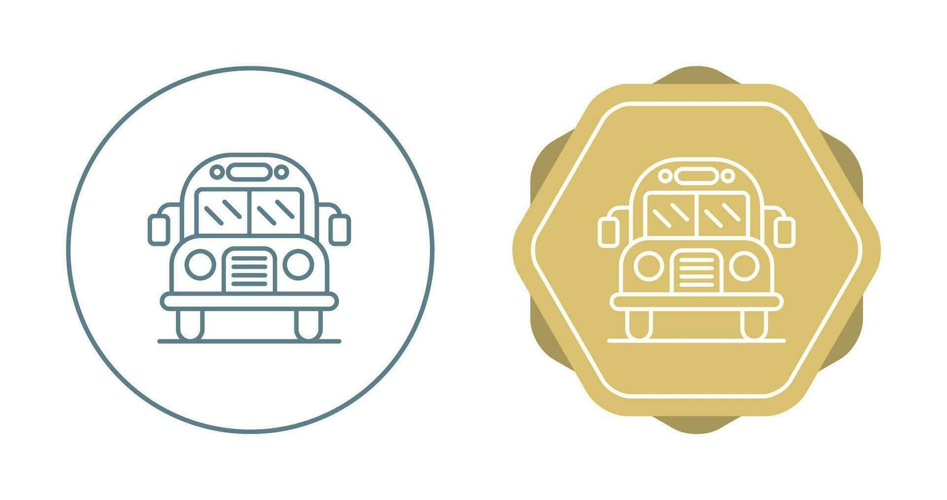 School Bus Vector Icon