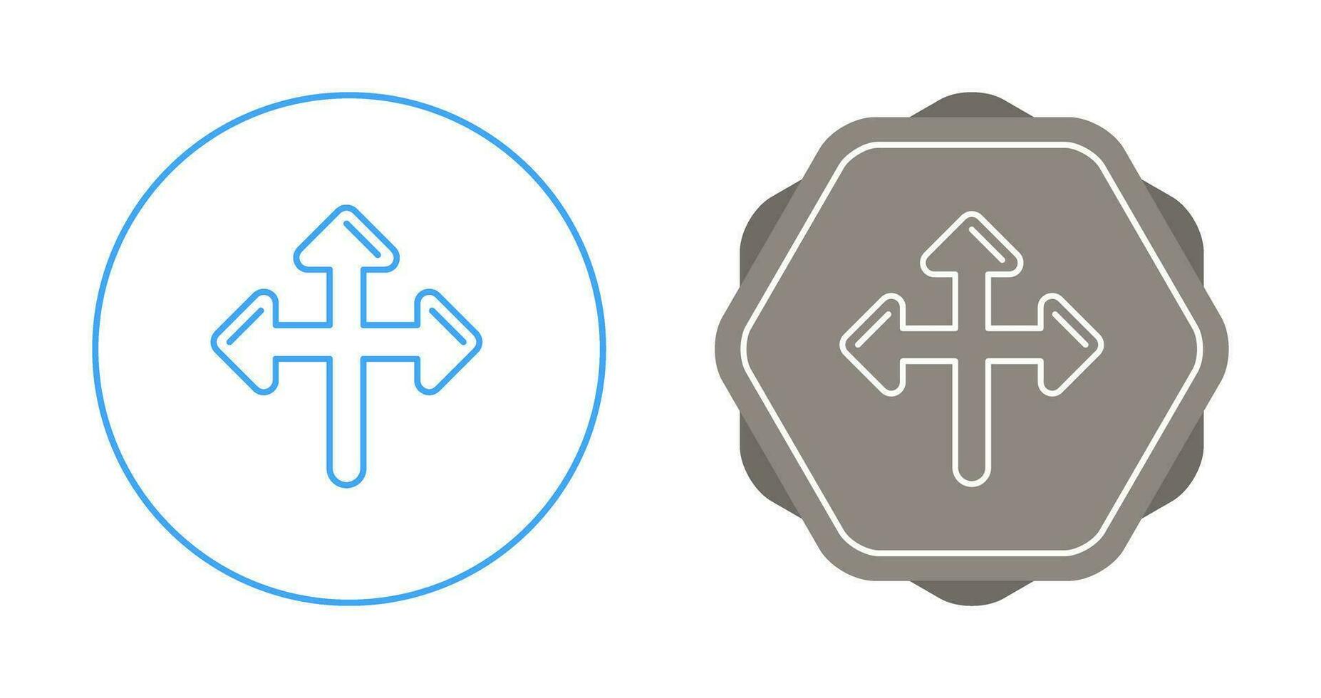 Directional Sign Vector Icon