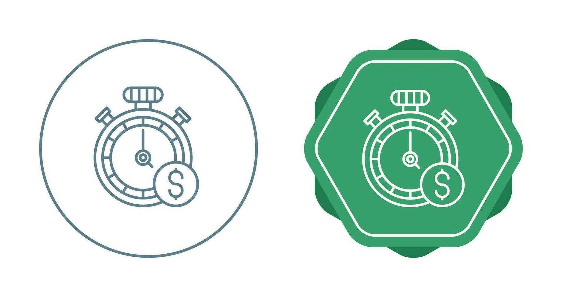 Time Of Money Vector Icon