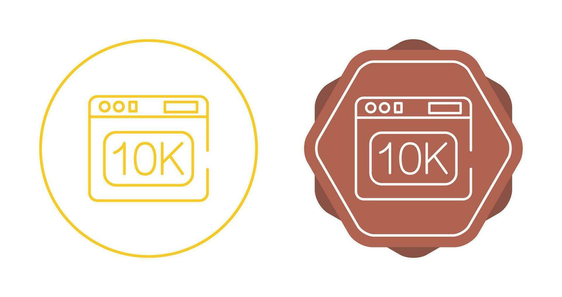 10k Vector Icon