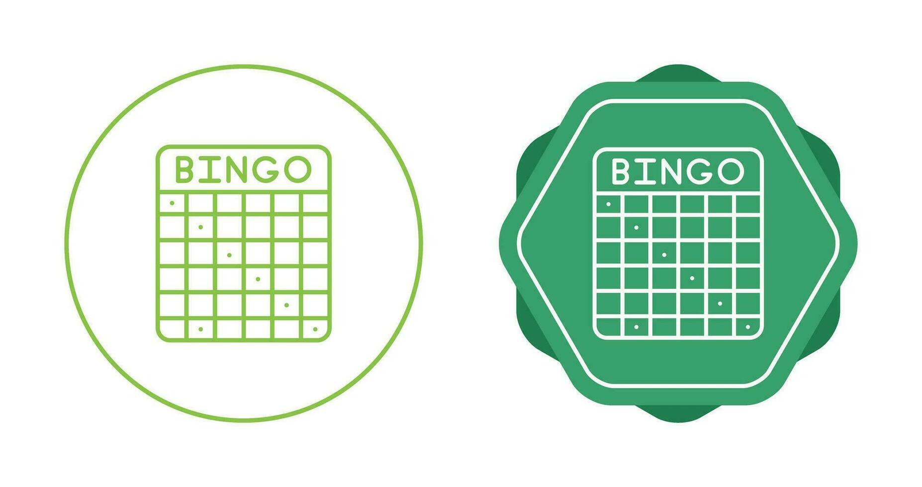 Bingo Vector Icon