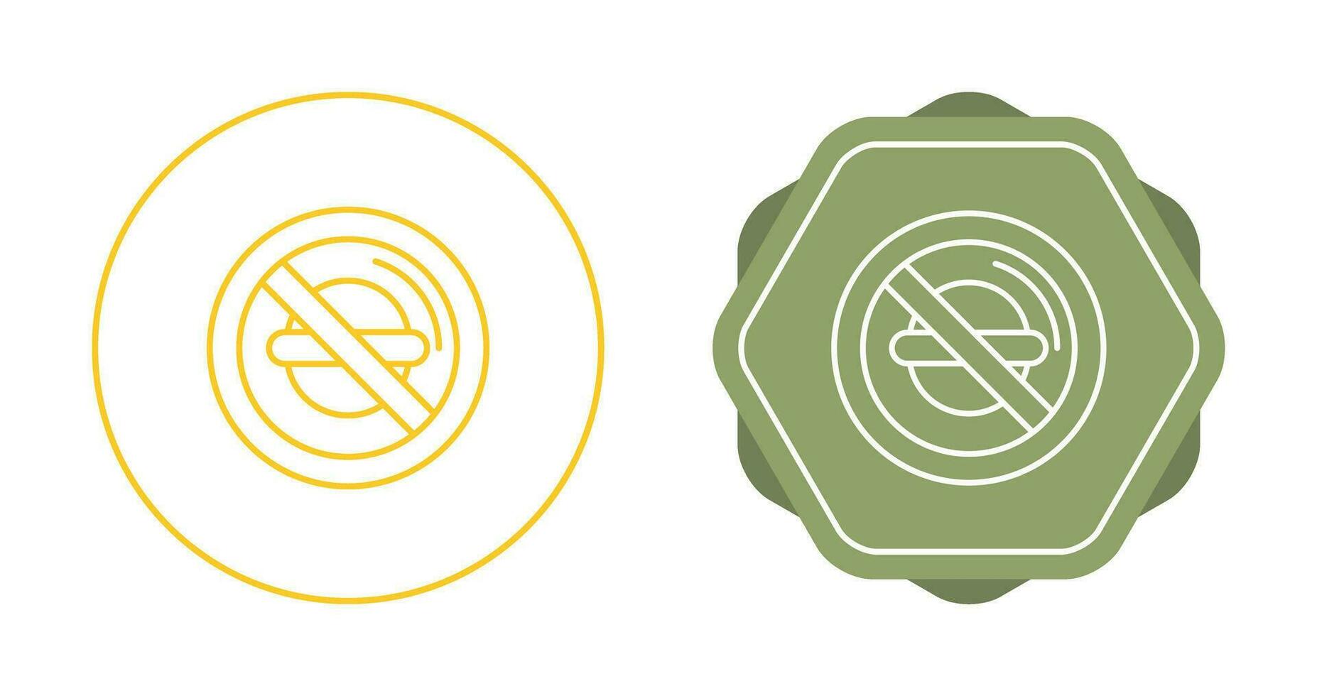 No Food Vector Icon