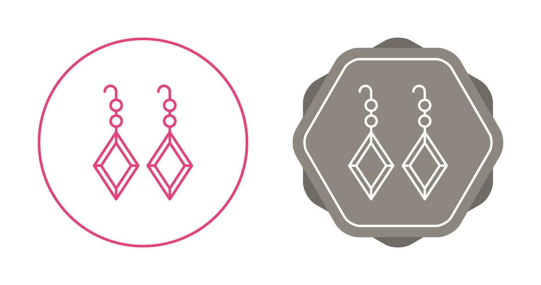 Earrings Vector Icon