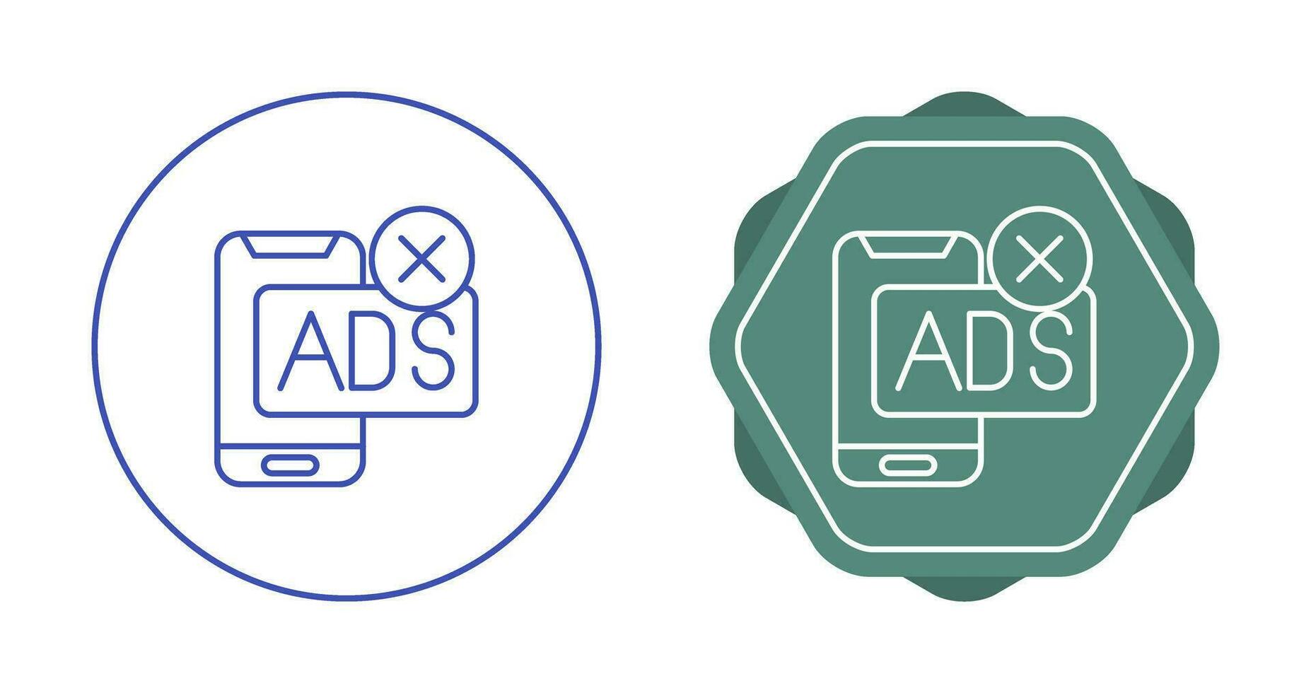 AD Block Vector Icon
