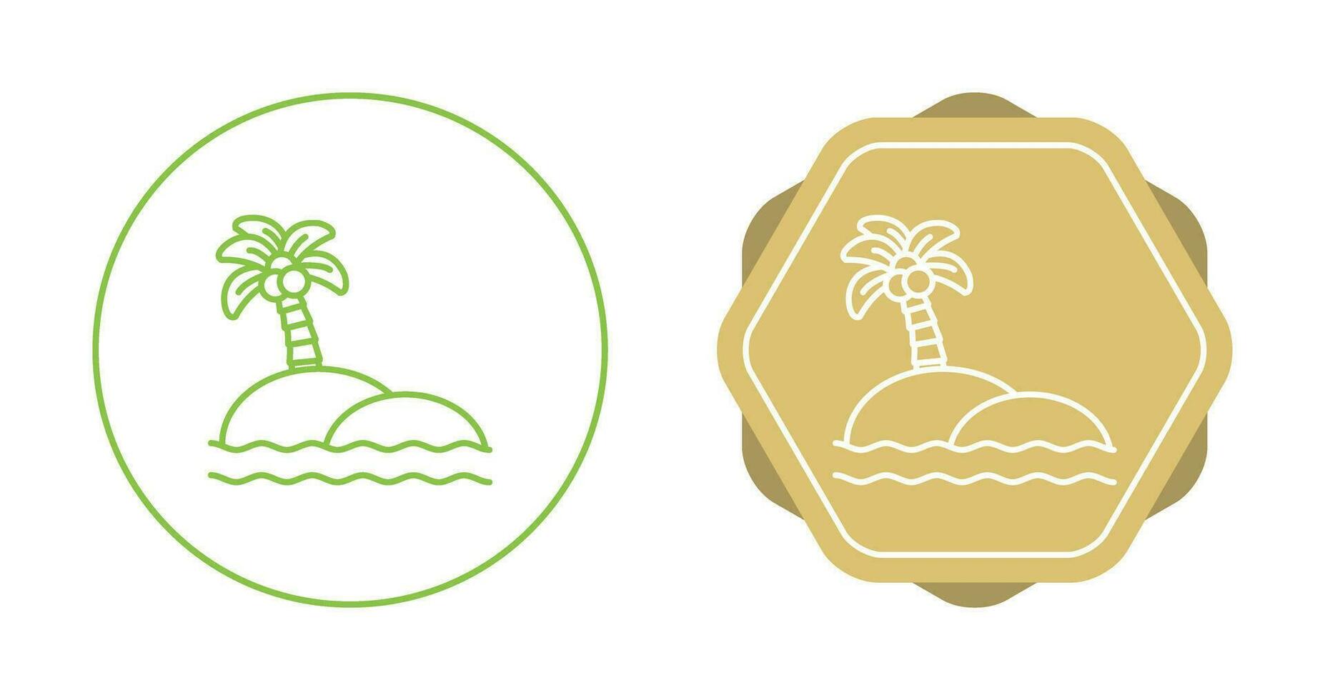 Island Vector Icon