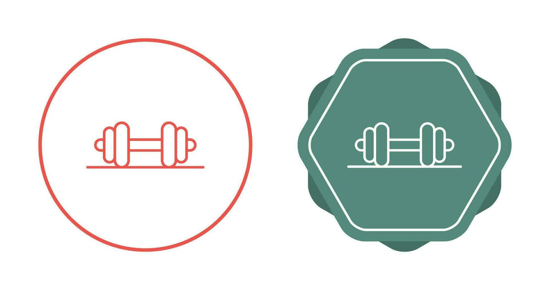 Dumbbell Vector Icon