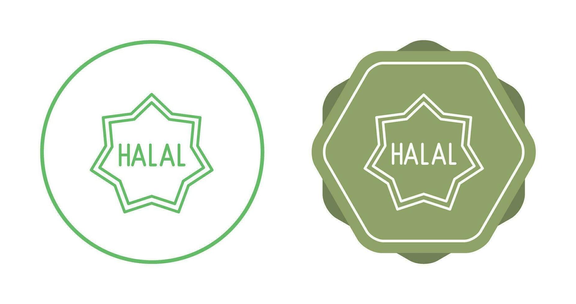 Halal Vector Icon