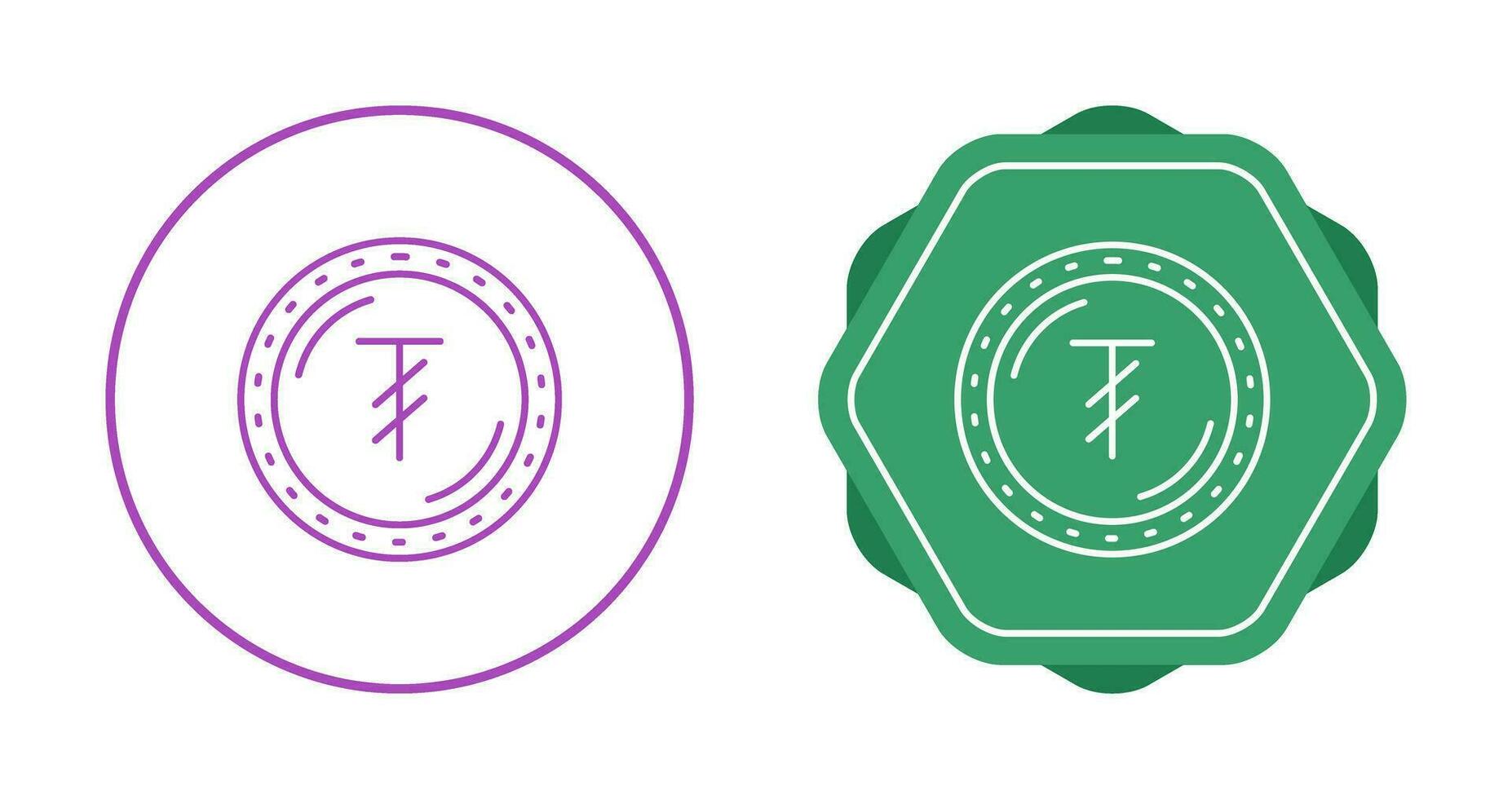 Tugrik Currency Vector Icon