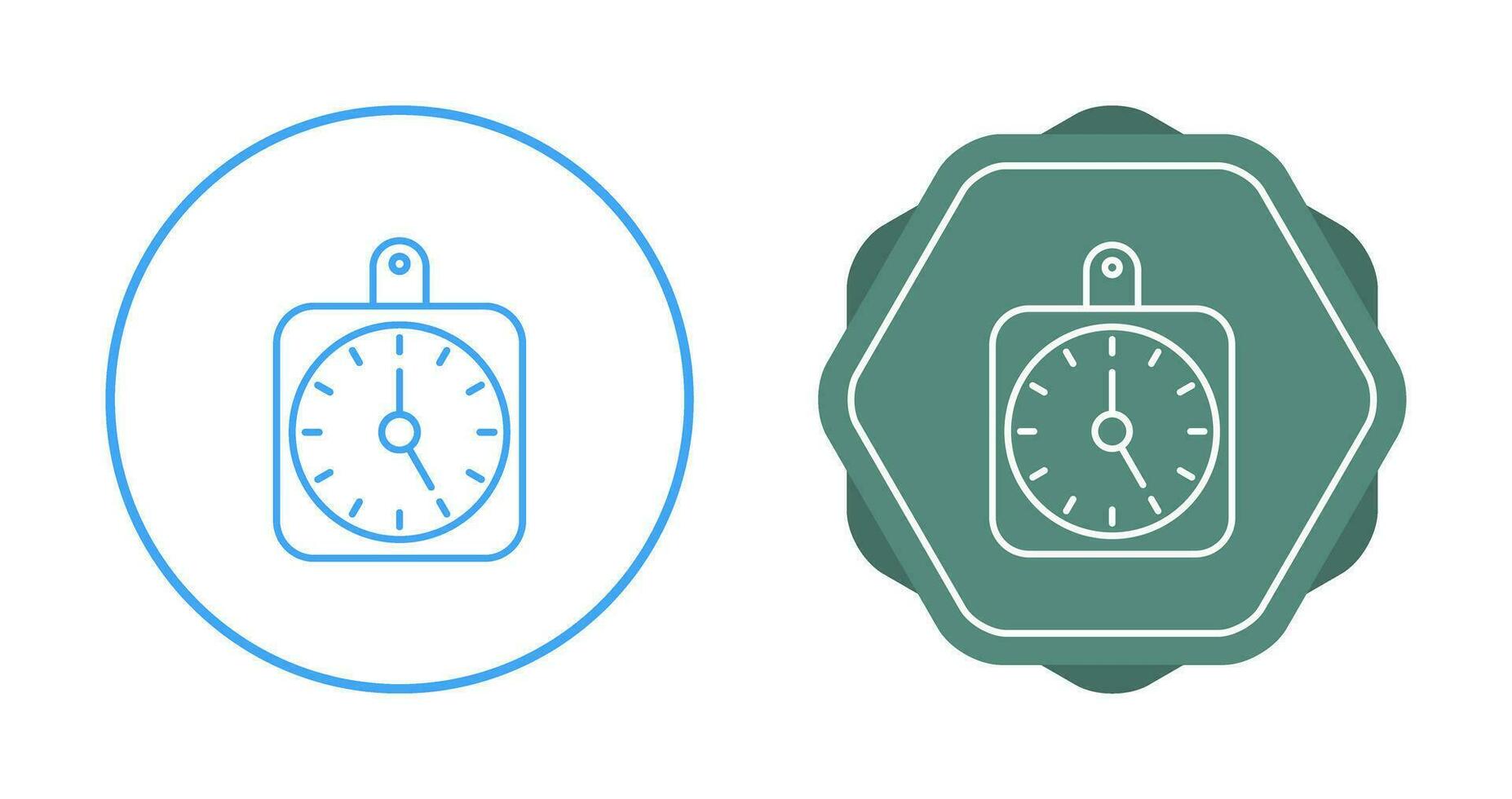 Wall clock Vector Icon