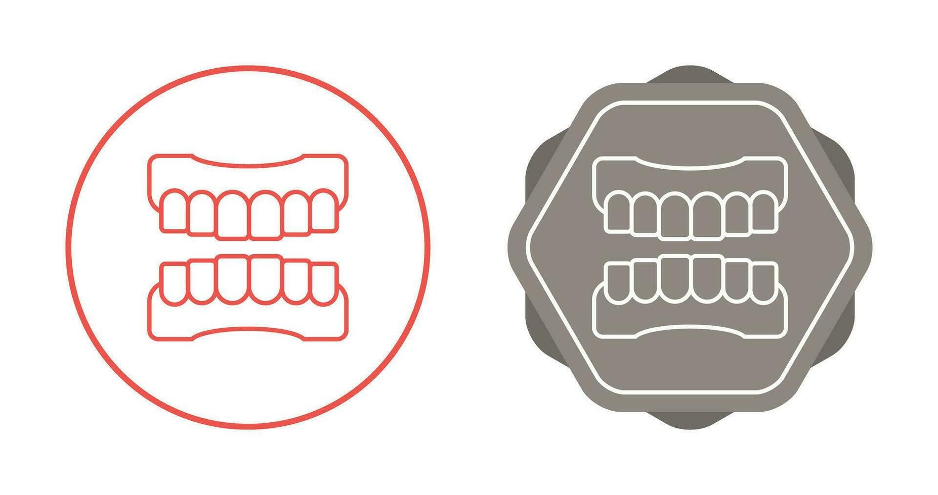 Denture Vector Icon