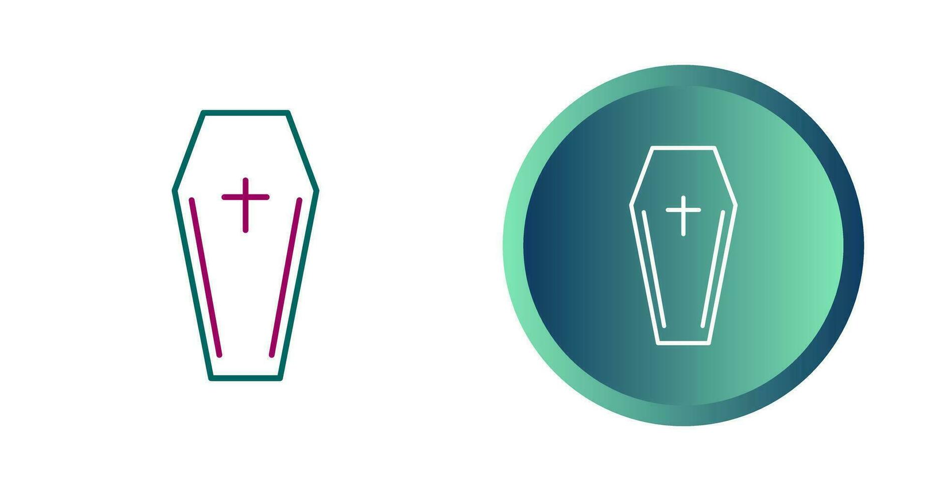 Coffin Vector Icon