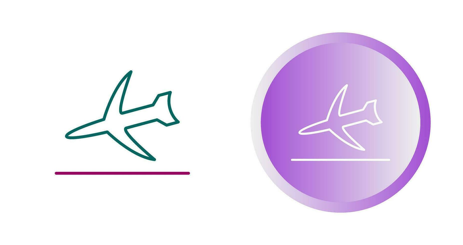 Flight Landing Vector Icon