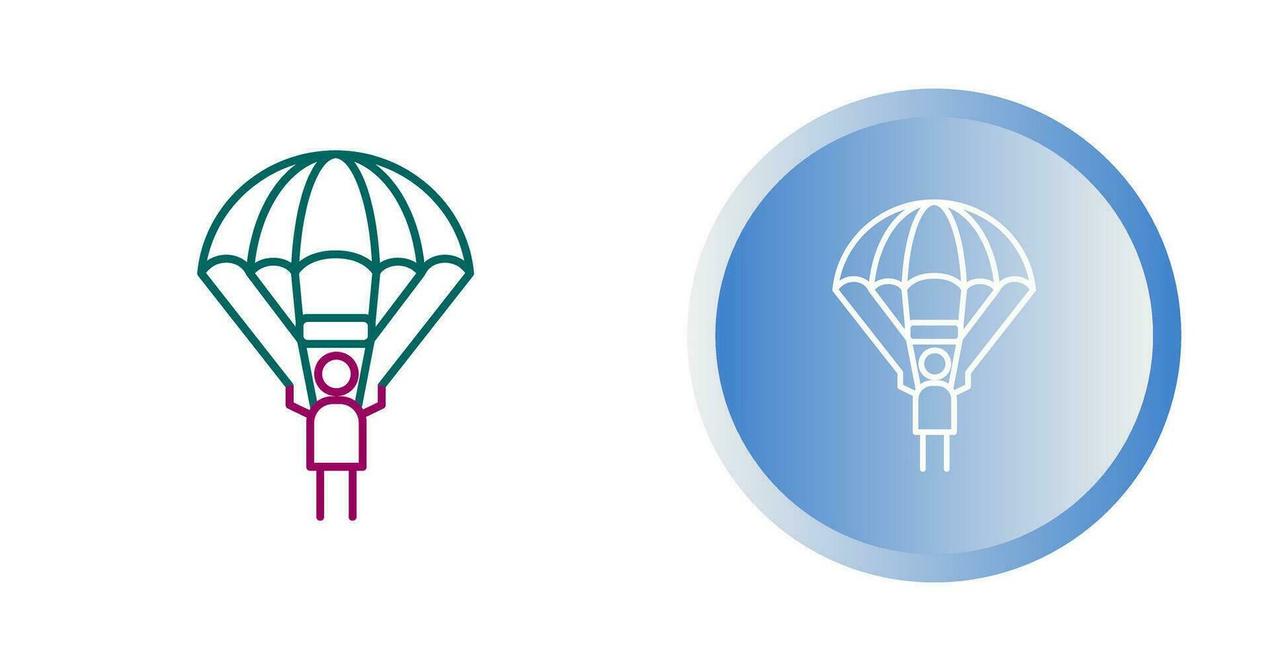 Parachuter Vector Icon