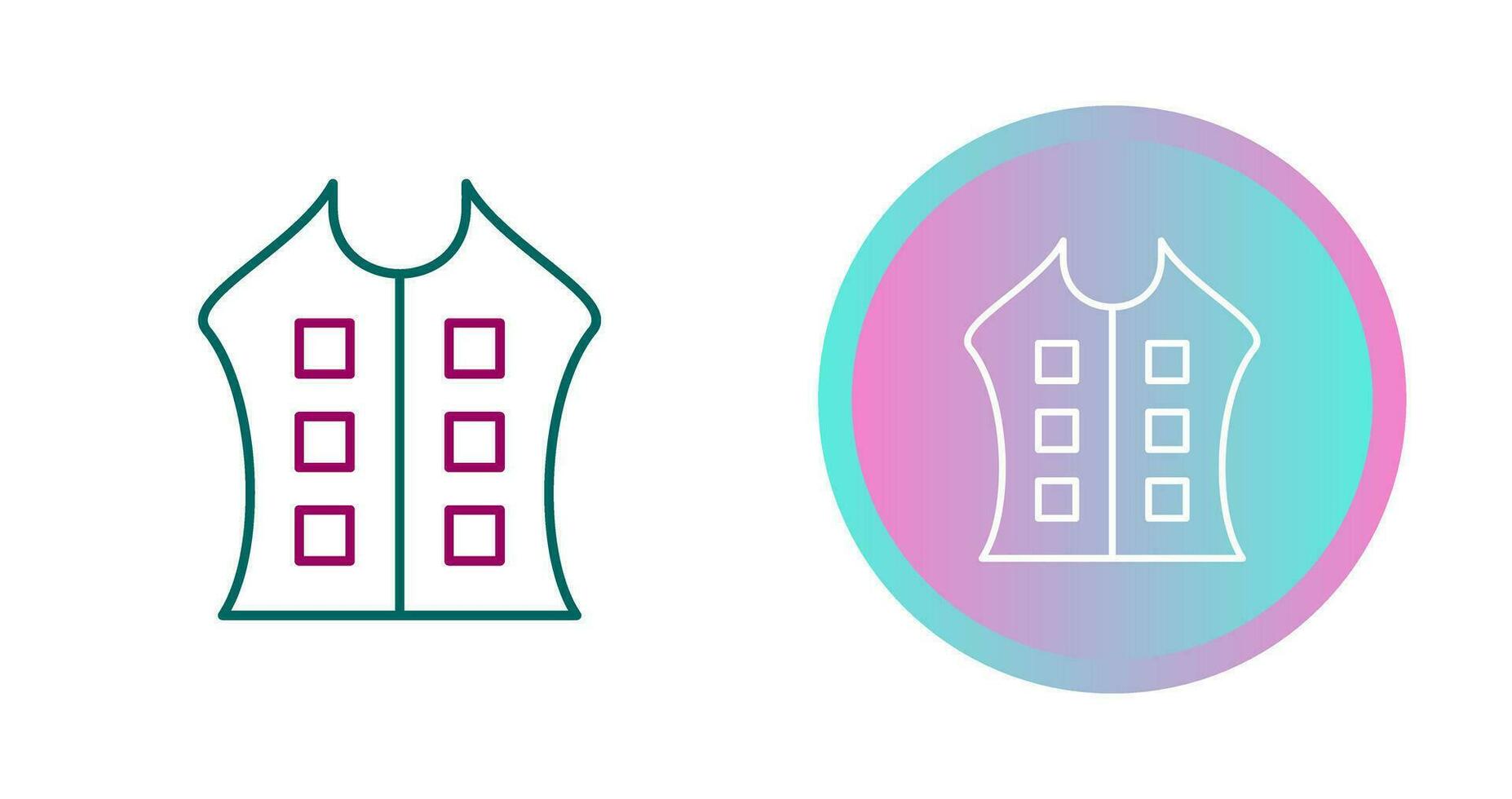 Bullet Proof Vest Vector Icon