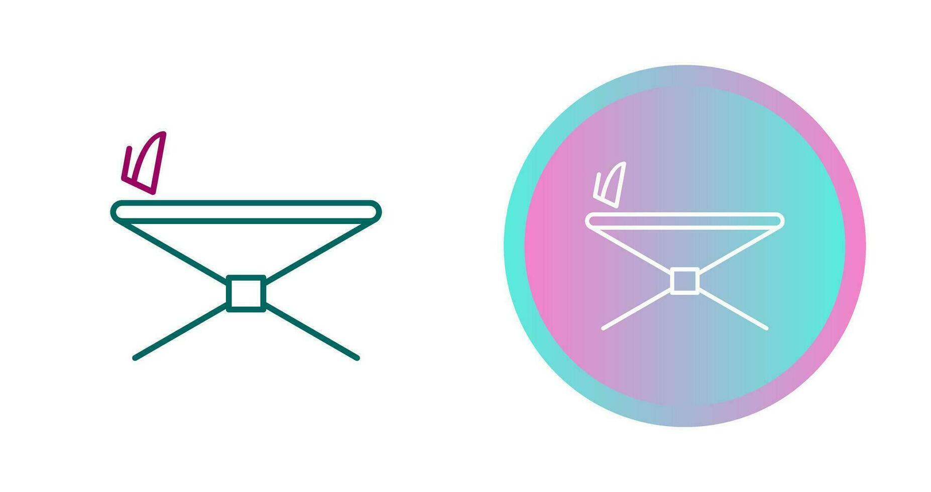 Iron Stand Vector Icon