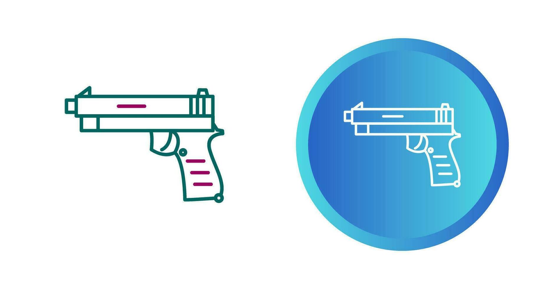 Pistol Vector Icon