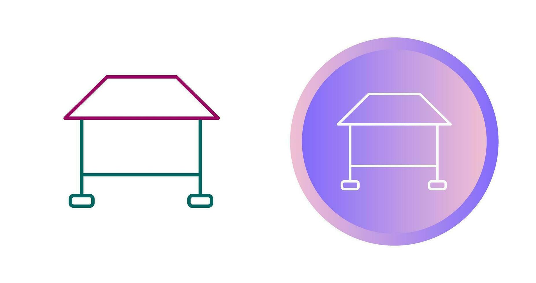 Conference Table Vector Icon