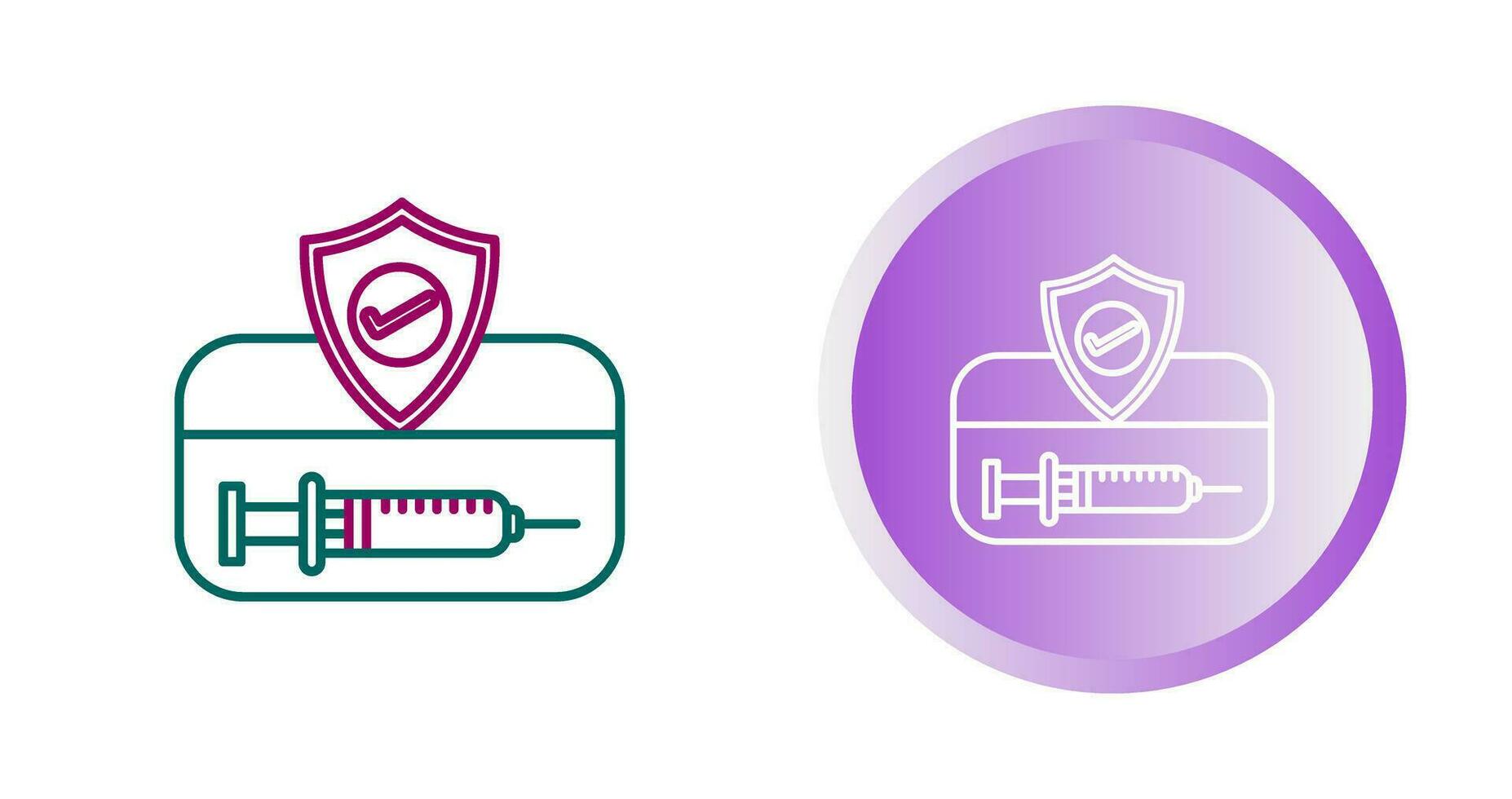 Vaccination Card Vector Icon