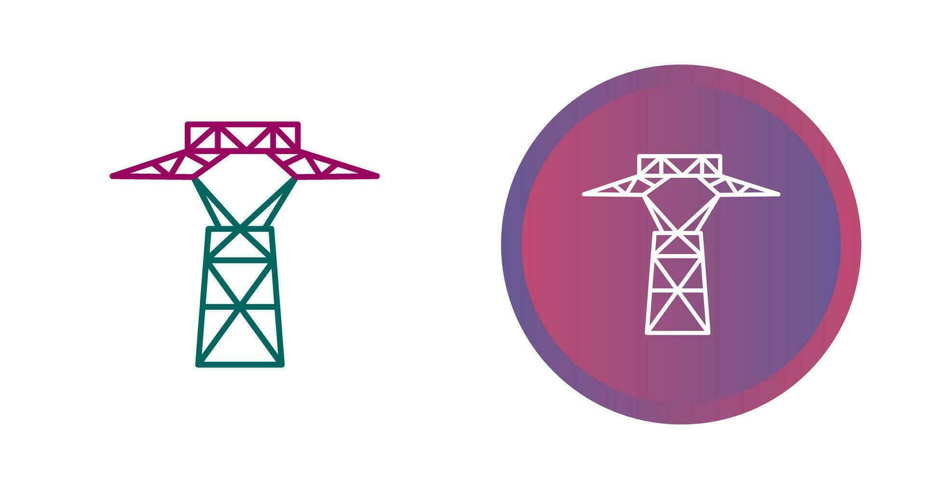 Power Line Vector Icon