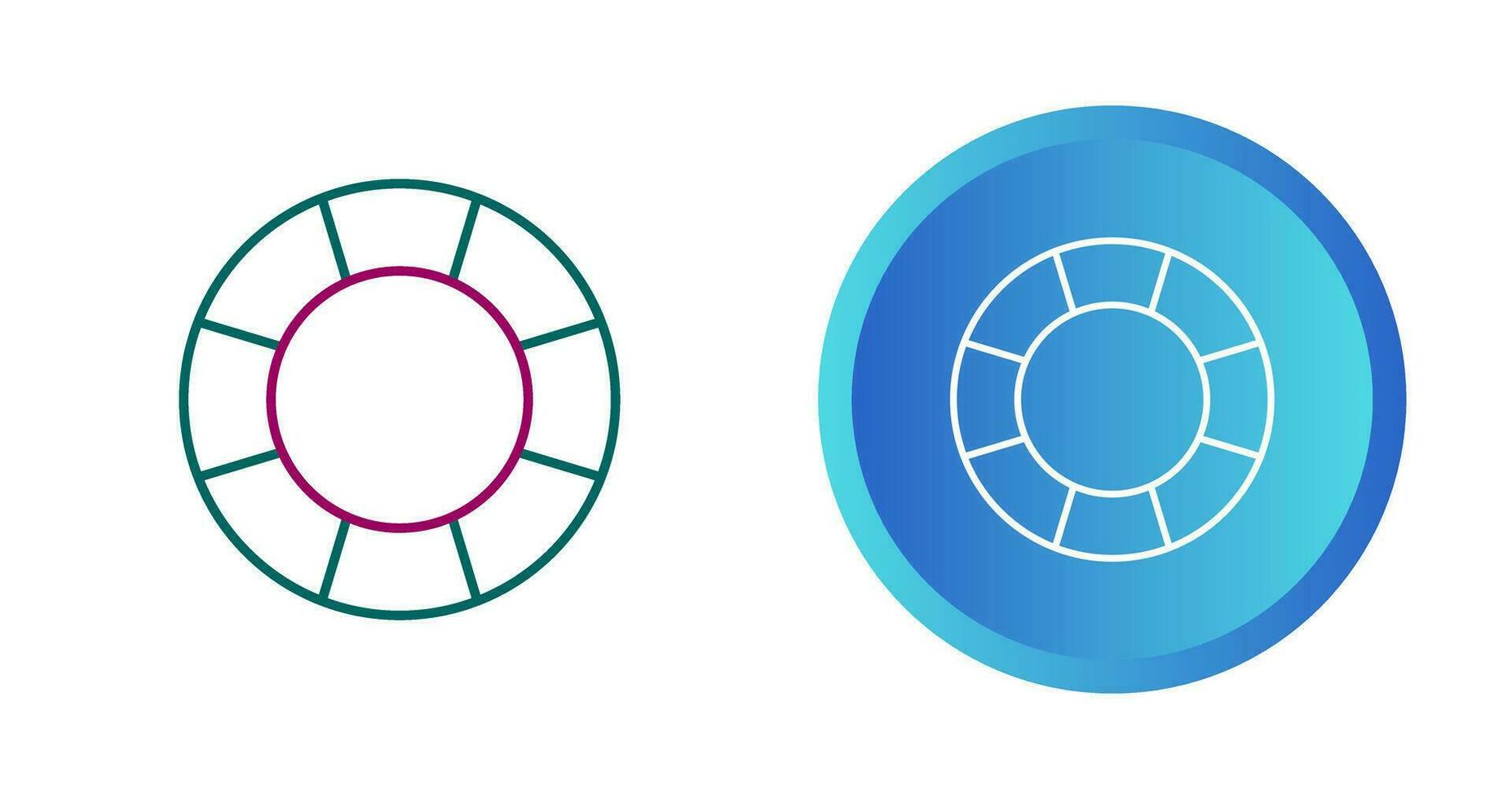 Life Saving Tube Vector Icon
