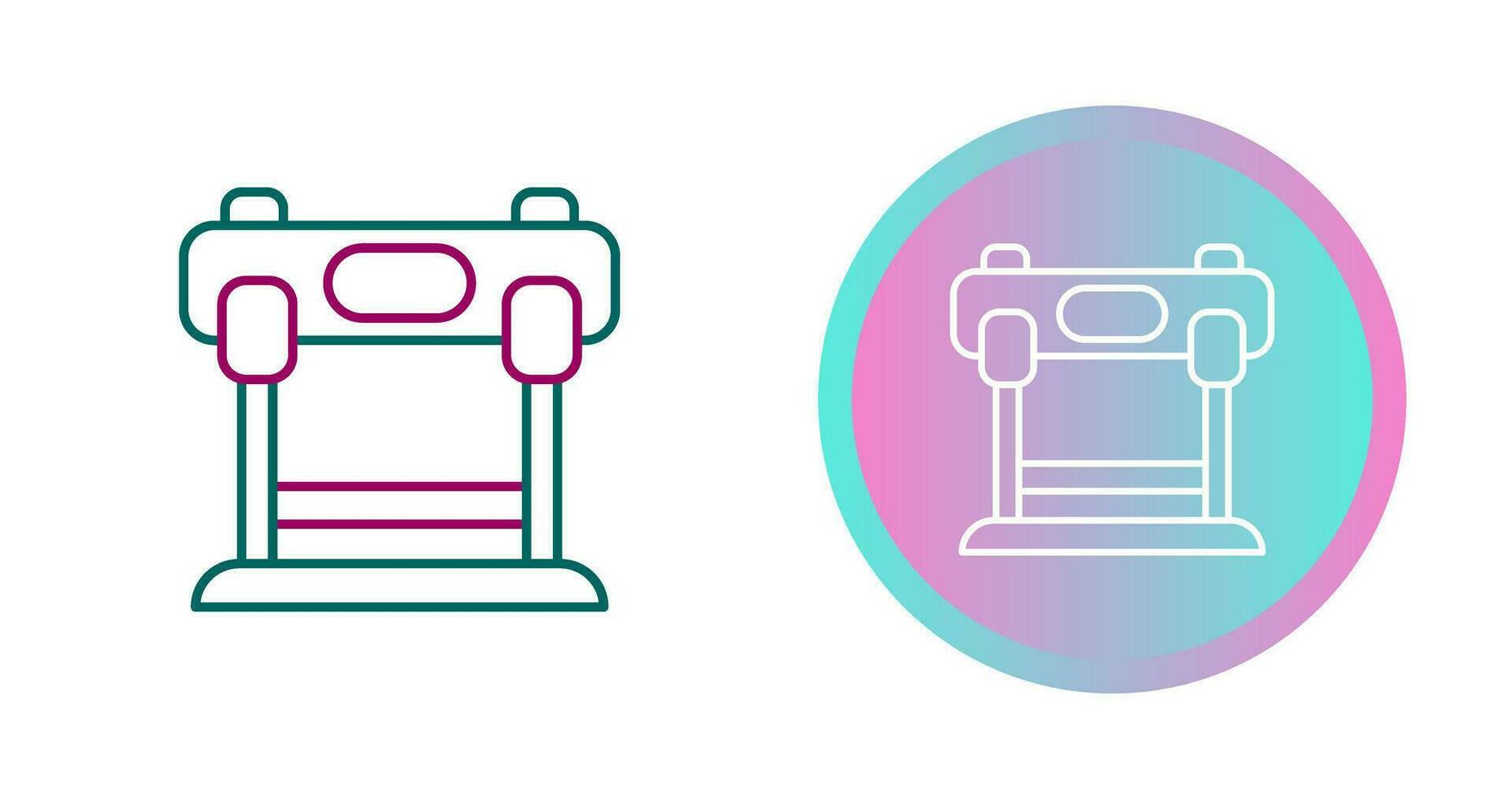 Hurdles Race Vector Icon
