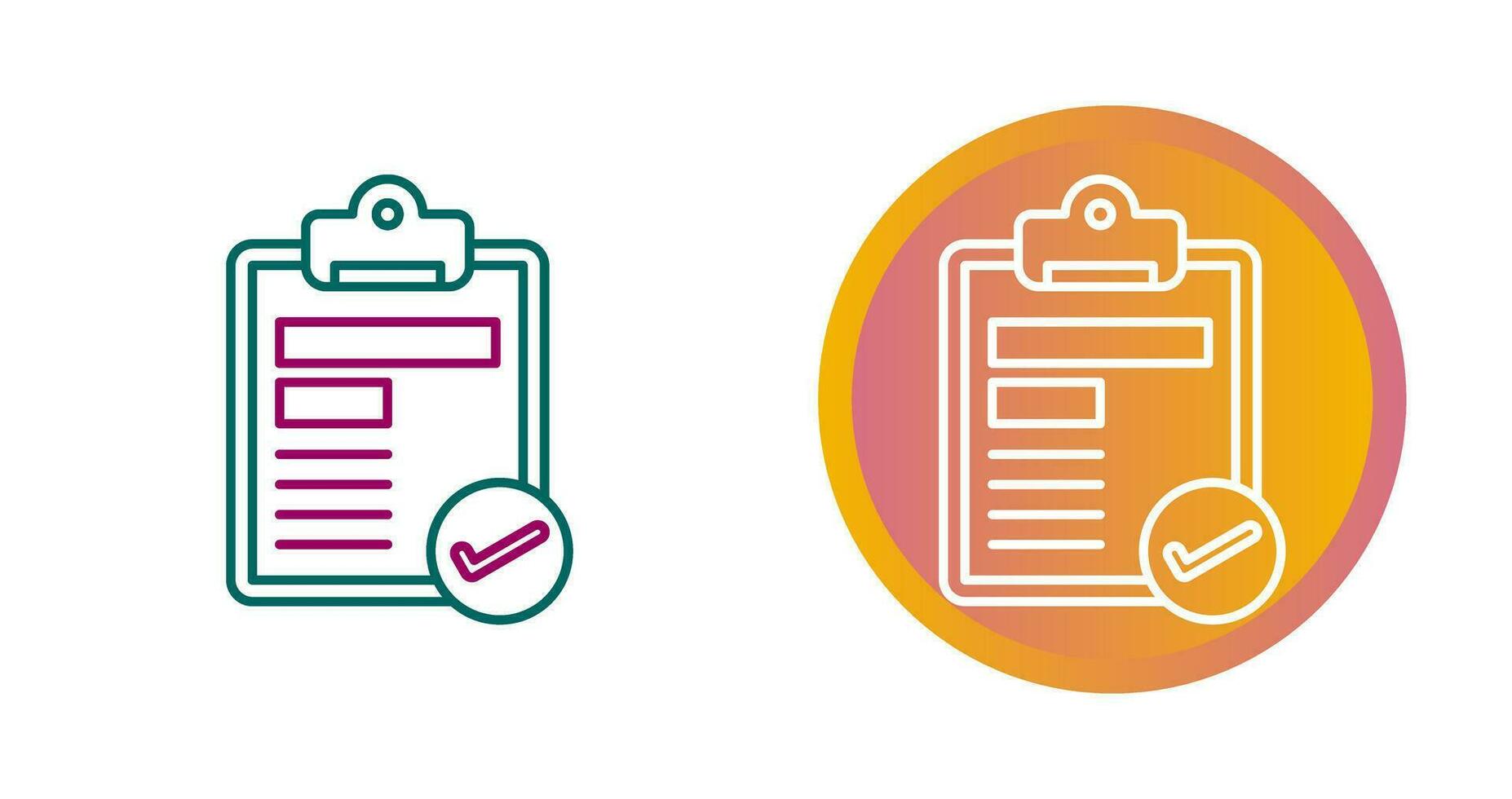 Test Results Vector Icon
