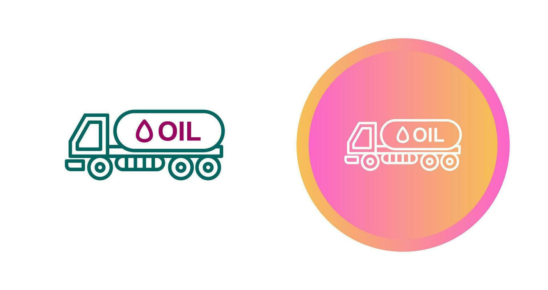 Tank Truck Vector Icon