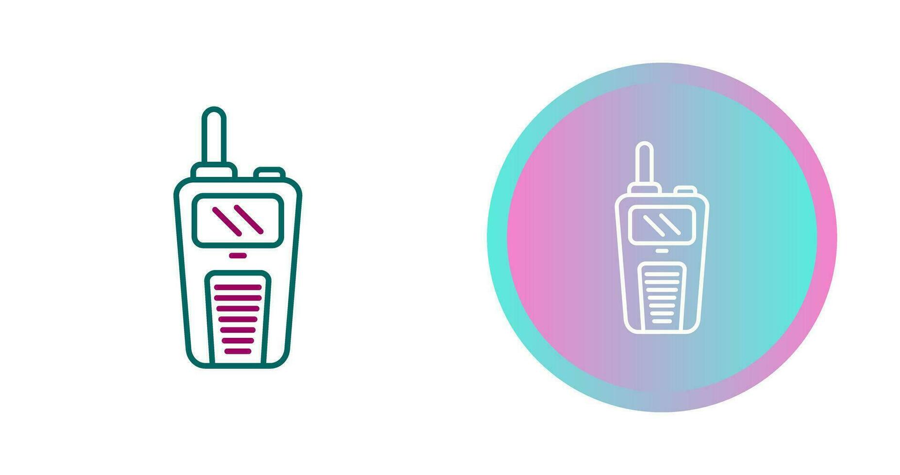 Walkie Talkie Vector Icon