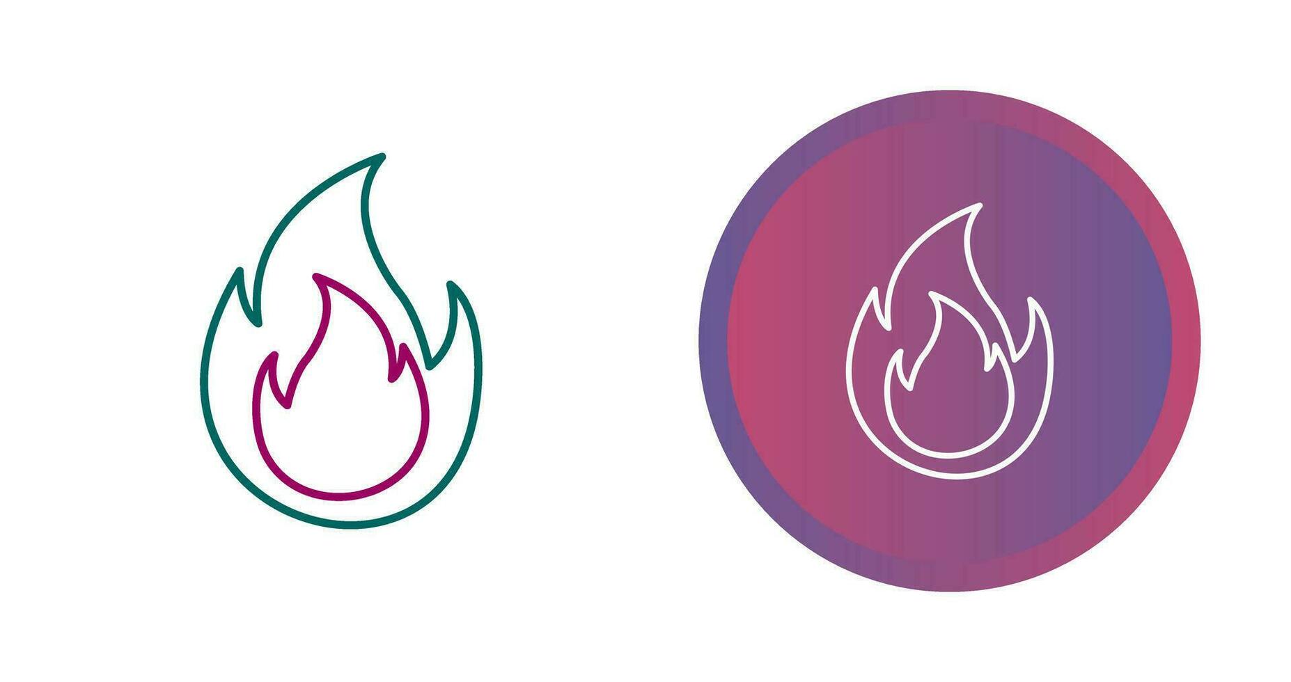 Flame Vector Icon