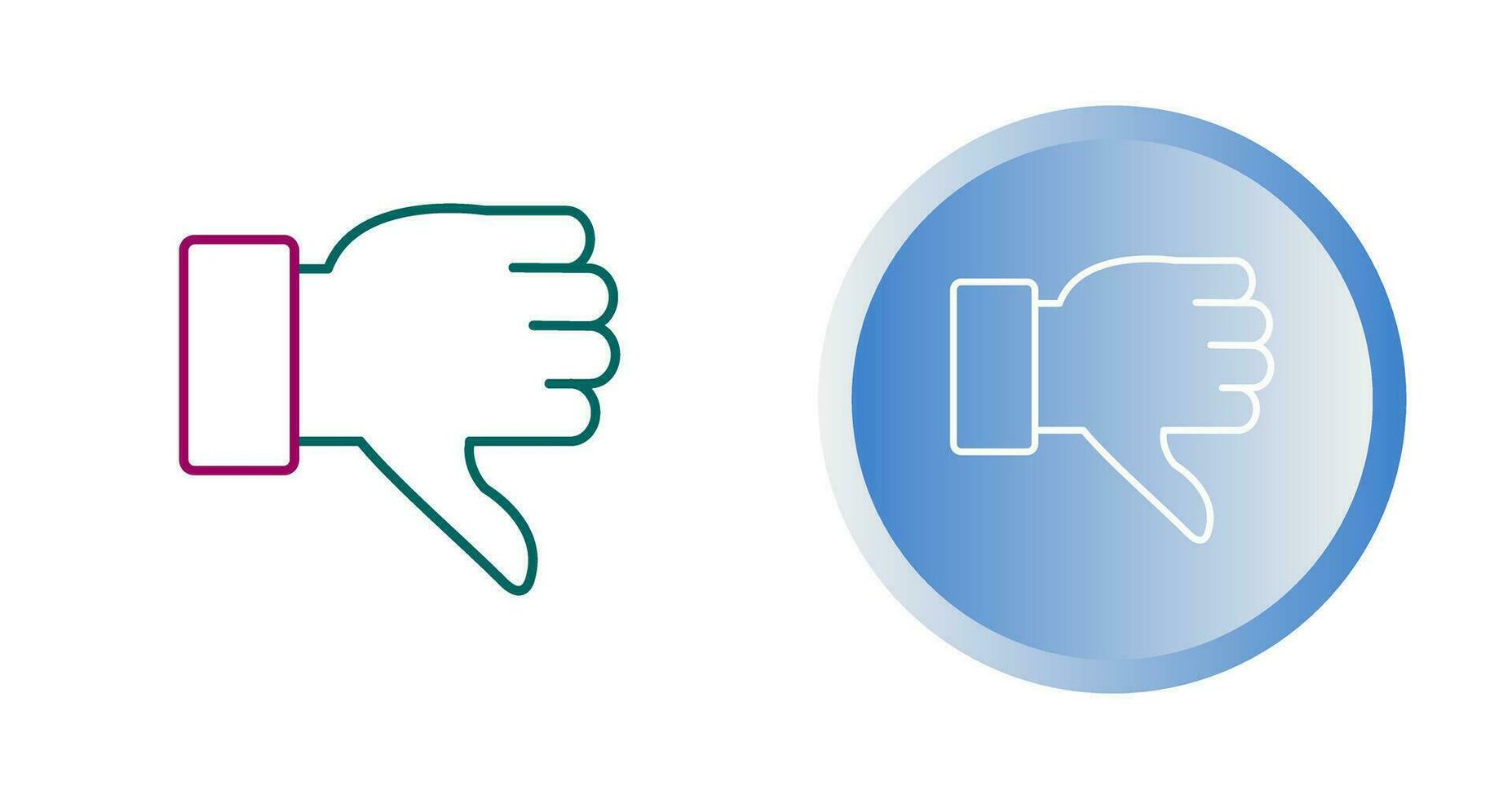 Dislike Vector Icon