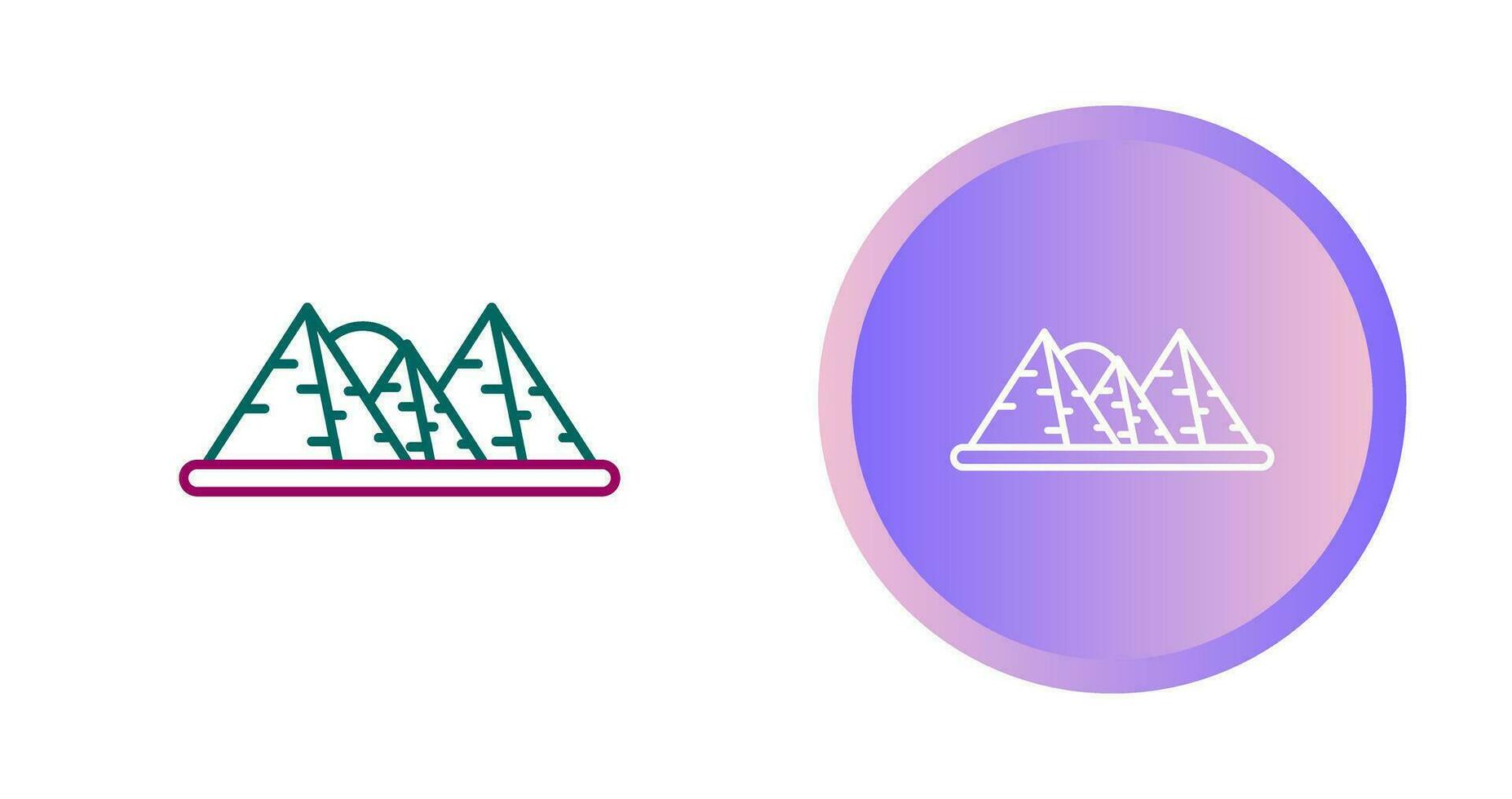 Pyramid Vector Icon