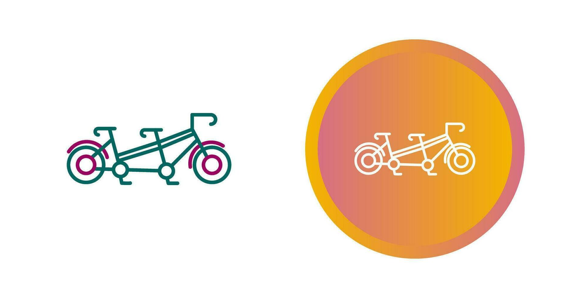 Tandem Vector Icon