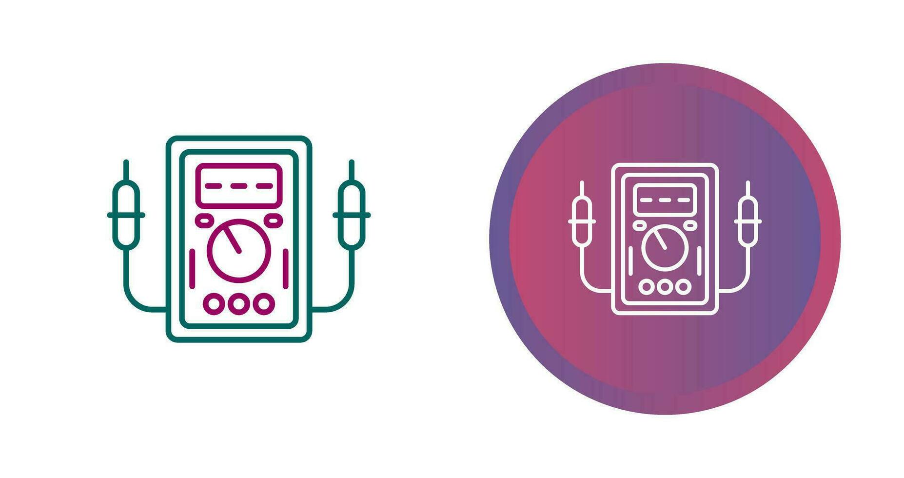 Voltmeter Vector Icon