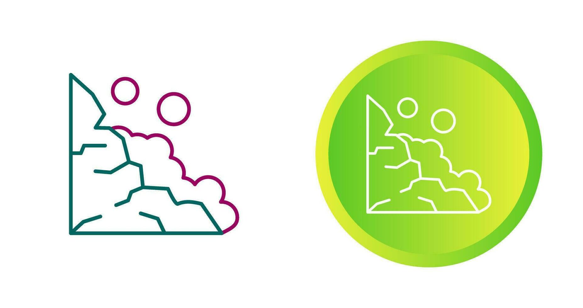 Landslide Vector Icon